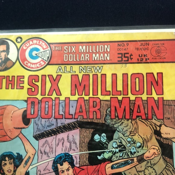 1976 The Six Million Dollar Man No.9 Comics - Picture 5 of 5